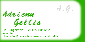 adrienn gellis business card